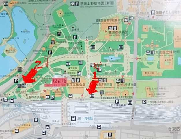 上野公園地図