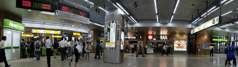 恵比寿駅構内パノラマ